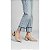 Sapato Scarpin Slingback Salto Bloco Baixo Bege Torricella AVS 27.110B - Imagem 18