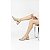 Sapato Scarpin Slingback Salto Bloco Baixo Bege Torricella AVS 27.110B - Imagem 17