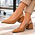 Sapato Scarpin Slingback Salto Bloco Baixo Caramelo Torricella AVS 27.110C - Imagem 6