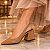 Sapato Scarpin Slingback Salto Bloco Baixo Caramelo Torricella AVS 27.110C - Imagem 1
