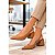 Sapato Scarpin Slingback Salto Bloco Baixo Caramelo Torricella AVS 27.110C - Imagem 24
