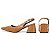 Sapato Scarpin Slingback Salto Bloco Baixo Caramelo Torricella AVS 27.110C - Imagem 8