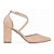 Sapato Scarpin Tira Cruzada Salto Grosso Nude Rosado Torricella AVS SC0067B - Imagem 5
