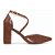 Sapato Scarpin Tira Cruzada Salto Grosso Caramelo Torricella AVS SC0067C - Imagem 5