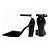 Sapato Scarpin Salto Grosso Bico Fino Preto Torricella AVS 65-03A - Imagem 2