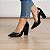 Sapato Scarpin Feminino Torricella Salto Grosso Textura Napa Preto AVS 65-18A - Imagem 4