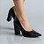 Sapato Scarpin Feminino Torricella Salto Grosso Textura Napa Preto AVS 65-18A - Imagem 6