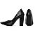 Sapato Scarpin Feminino Torricella Salto Grosso Textura Napa Preto AVS 65-18A - Imagem 9