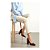 Sapato Scarpin Feminino Torricella Salto Grosso Textura Croco Napa Bordô Marsala AVS 65-18H - Imagem 8