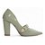 Sapato Scarpin Salto Alto Quadrado Verde Torricella AVS 65-13E - Imagem 5