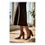 Sapato Scarpin Feminino Torricella Salto Grosso Textura Croco Napa Caramelo AVS 65-18I - Imagem 10