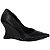 Scarpin Anabela Salto Geométrico Escultural Curvo Preto AVS 98.002A - Imagem 12