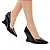Scarpin Anabela Salto Geométrico Escultural Curvo Preto AVS 98.002A - Imagem 9
