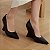 Scarpin Anabela Salto Geométrico Escultural Curvo Preto AVS 98.002A - Imagem 3