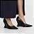 Scarpin Anabela Salto Geométrico Escultural Curvo Preto AVS 98.002A - Imagem 8