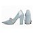 Sapato Scarpin Salto Alto Quadrado Azul Torricella AVS 65-13D - Imagem 2