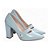 Sapato Scarpin Salto Alto Quadrado Azul Torricella AVS 65-13D - Imagem 4