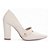 Sapato Scarpin Salto Alto Quadrado Off White Torricella AVS 65-13B - Imagem 5
