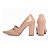 Sapato Scarpin Salto Alto Quadrado Rose Torricella AVS 65-13C - Imagem 2
