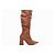 Bota Franzida Cano Alto Feminina Caremelo Torricella AVS 1.001C - Imagem 5