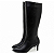 Bota Feminina Torricella Social Cano Alto Longo Salto Fino Preto AVS 1.958-7A - Imagem 4