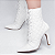 Bota Feminina Bico Fino Matelassê Branca Torricella AVS 67001B - Imagem 3