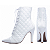 Bota Feminina Bico Fino Matelassê Branca Torricella AVS 67001B - Imagem 5