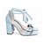 Sandália Feminina Azul Casual Salto Grosso Torricella AVS FST025D - Imagem 4