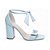 Sandália Feminina Azul Casual Salto Grosso Torricella AVS FST025D - Imagem 1