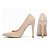 Sapato Scarpin Salto 12 Verniz Bege Torricella AVS 80000B - Imagem 2