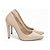 Sapato Scarpin Salto 12 Verniz Bege Torricella AVS 80000B - Imagem 4