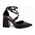 Sapato Scarpin Salto Bloco Bico Fino Preto Torricella AVS 66077A - Imagem 1
