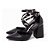 Sapato Scarpin Salto Bloco Bico Fino Preto Torricella AVS 66077A - Imagem 3