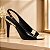 Sapato Scarpin Bico Folha Preto Verniz Metalizado Ouro Light Salto Fino 10cm Torricella AVS 2064A - Imagem 7