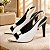 Sapato Scarpin Bico Folha Off White Verniz Metalizado Ouro Light Salto Fino 10cm Torricella AVS 2064B - Imagem 1