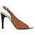 Sapato Scarpin Bico Folha Caramelo Verniz Metalizado Ouro Light Salto Fino 10cm Torricella AVS 2064C - Imagem 3