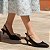 Sapato Scarpin Slingback Preto Salto Kitten Heel Torricella AVS 2928-2A - Imagem 4