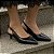 Sapato Scarpin Slingback Preto Salto Kitten Heel Torricella AVS 2928-2A - Imagem 3