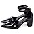 Sapato Scarpin Salomé Mary Jane Preto Salto Grosso Torricella AVS 600.23A - Imagem 2