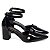 Sapato Scarpin Salomé Mary Jane Preto Salto Grosso Torricella AVS 600.23A - Imagem 5