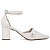 Sapato Scarpin Salomé Mary Jane Off White Salto Grosso Torricella AVS 600.23B - Imagem 3