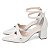 Sapato Scarpin Salomé Mary Jane Off White Salto Grosso Torricella AVS 600.23B - Imagem 2