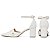 Sapato Scarpin Salomé Mary Jane Off White Salto Grosso Torricella AVS 600.23B - Imagem 7