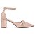 Sapato Scarpin Salomé Mary Jane Nude Rose Salto Grosso Torricella AVS 600.23C - Imagem 5