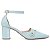 Sapato Scarpin Salomé Mary Jane Azul Salto Grosso Torricella AVS 600.23D - Imagem 5