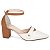Sapato Scarpin Salomé Mary Jane Caramelo Off White Salto Grosso Torricella AVS 600.23I - Imagem 7