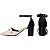 Sapato Scarpin Salomé Mary Jane Preto Bege Salto Grosso Torricella AVS 600.23J - Imagem 5