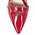 Sapato Scarpin Salomé Mary Jane Vermelho Salto Grosso Torricella AVS 600.23F - Imagem 4