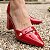 Sapato Scarpin Salomé Mary Jane Vermelho Salto Grosso Torricella AVS 600.23F - Imagem 1