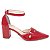 Sapato Scarpin Salomé Mary Jane Vermelho Salto Grosso Torricella AVS 600.23F - Imagem 7